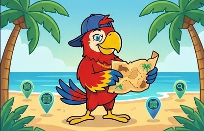 Scan Quest beach scene